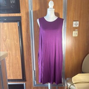 Charlotte Purple Sleeveless Dress